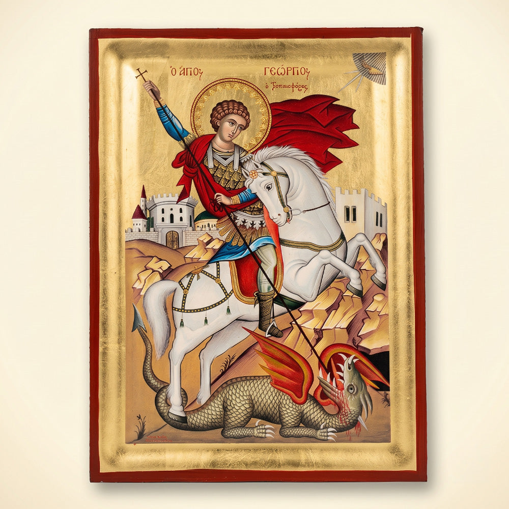 Icoană bizantină Sfântul Gheorghe, Purtătorul de Biruință
