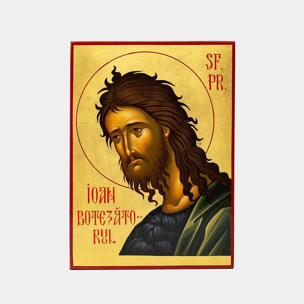 Icoană Pictată Sfânul Ioan Botezătorul