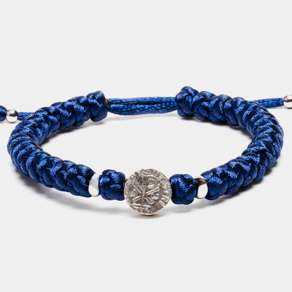 Blue Christ Symbol Bracelet