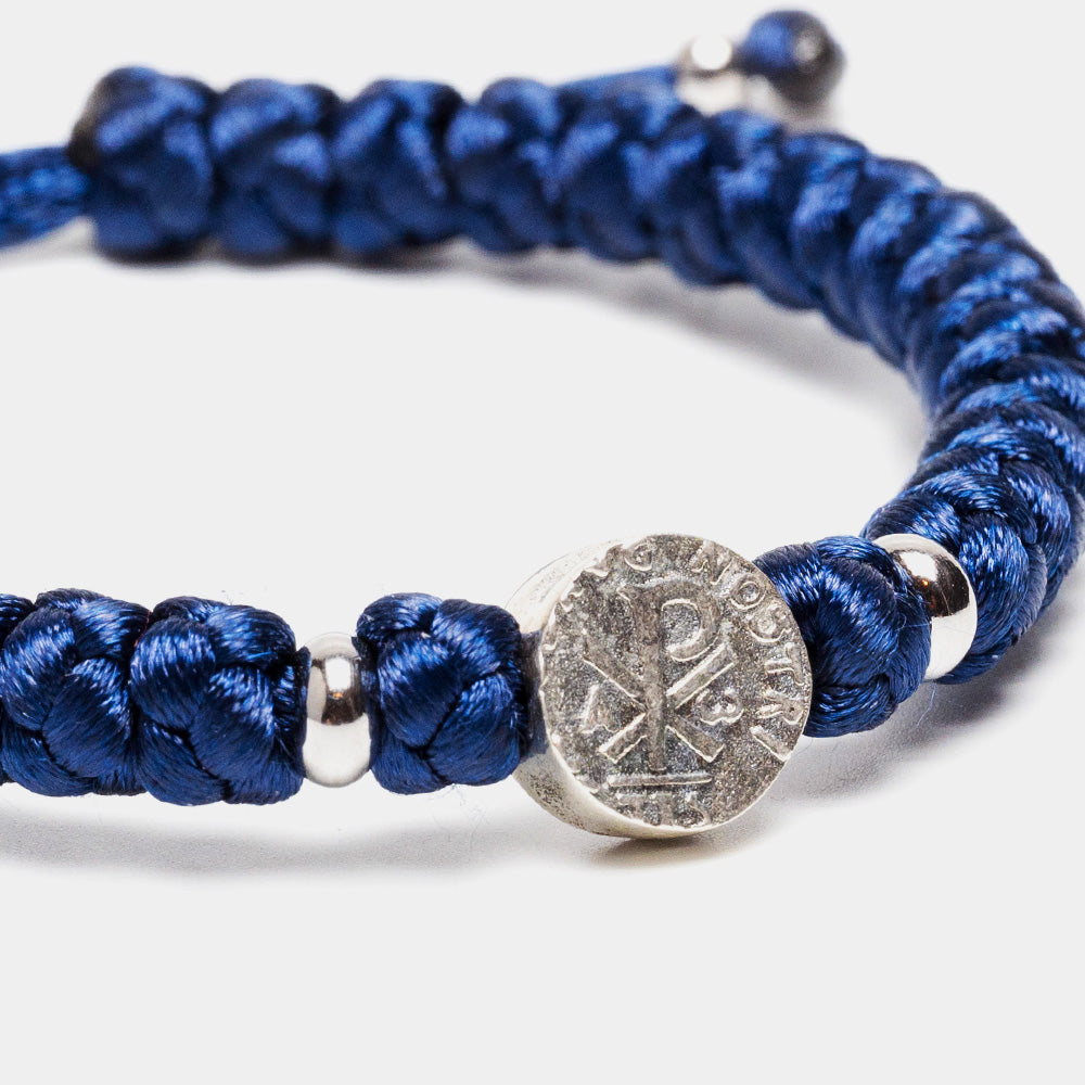 Blue Christ Symbol Bracelet