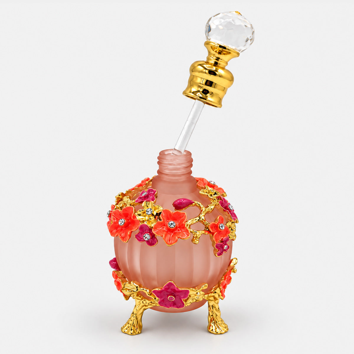 Sticluță decorativă pentru mir sau parfum – Roz