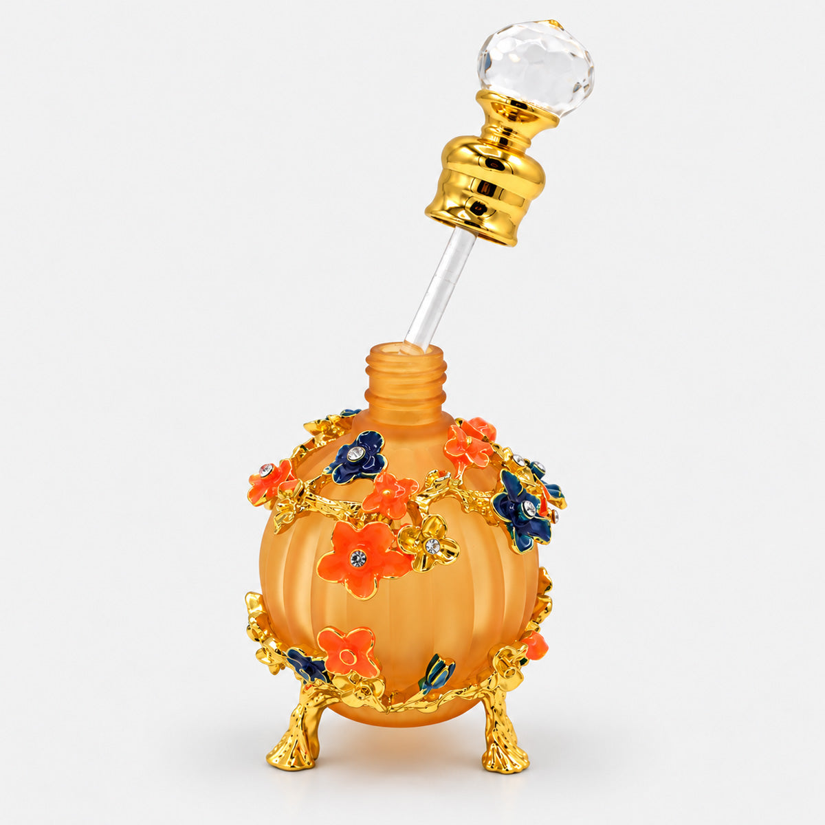 Sticluță decorativă pentru mir sau parfum – Chihlimbar