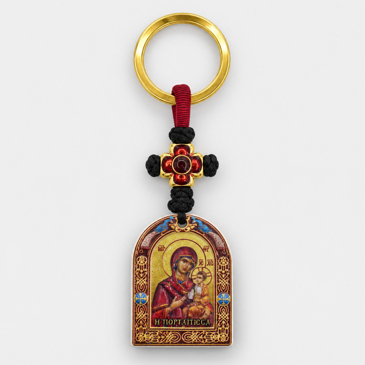 Breloc ceramic Maica Domnului Portaitissa